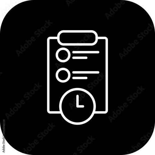 Deadline Icon Design