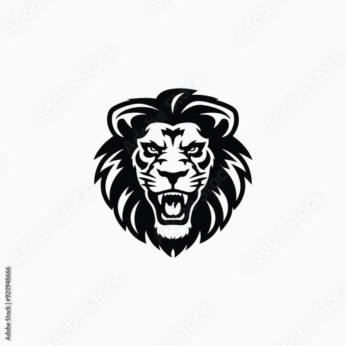 Wallpaper Mural Lion head logo animal vector template illustration Torontodigital.ca
