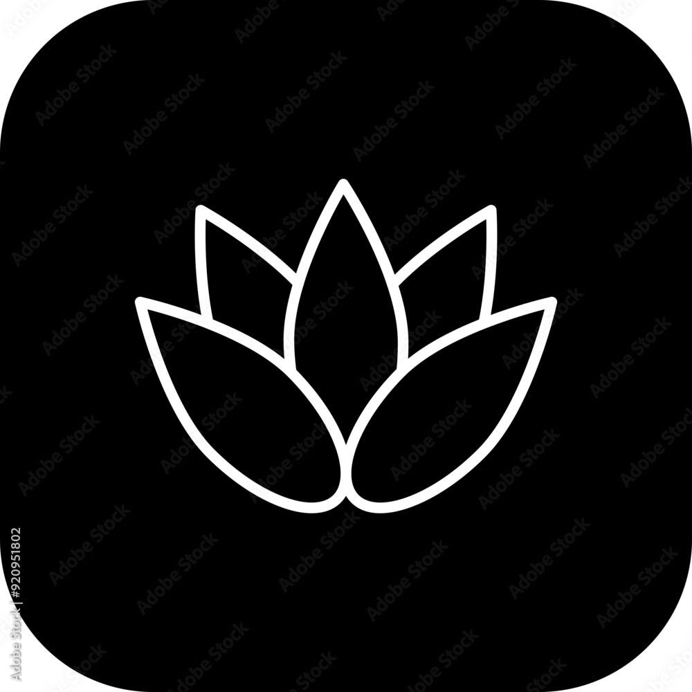 Obraz premium Aloe Vera Vector Icon Design