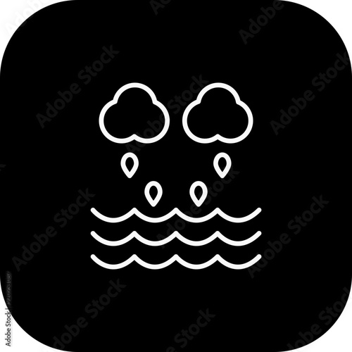 Rainstorm Vector Icon Design