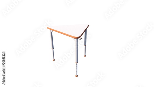 Εκτύπωση καμβά Illustration of a table made of wood for home interiors and to beautify the room