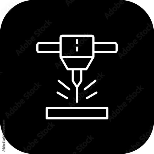 Cnc Machine Icon Design