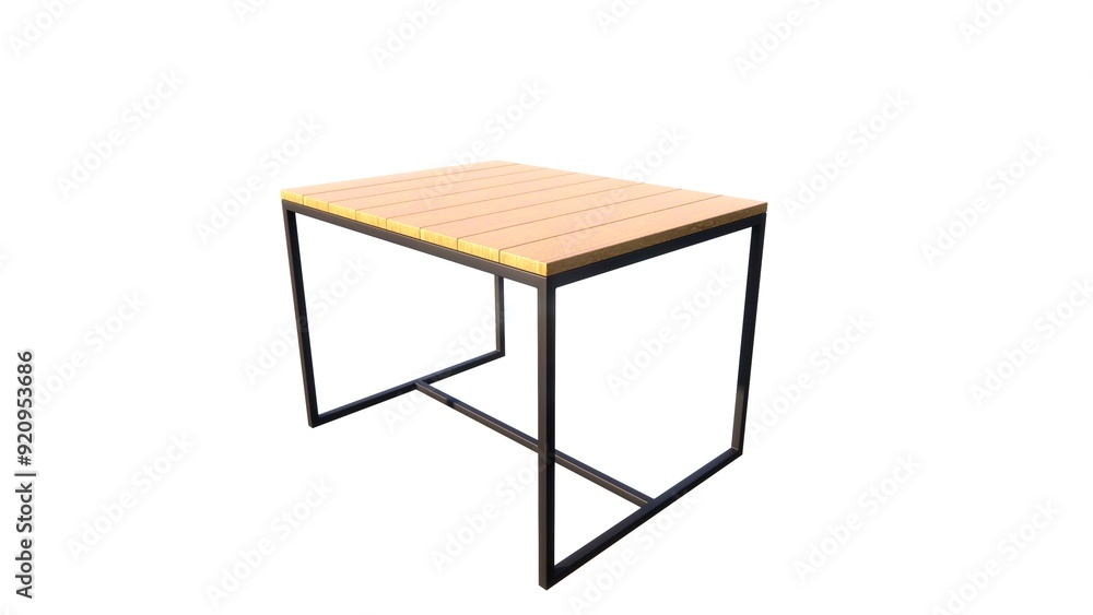 table isolated on white table isolated on white