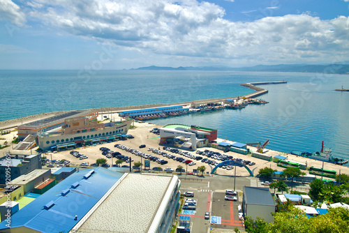 Aerial View of Hupo Port and Breakwater photo