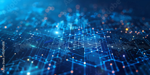 Comprehensive digital transformation in business strategy, emphasizing the integration of new technology such as IoT, big data, cloud computing, and automation for enhanced operational efficiency and 