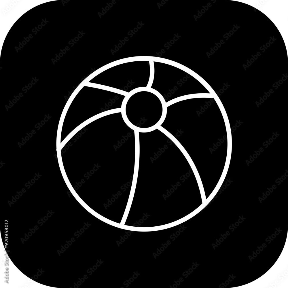 Beach Ball Icon Design Beach Ball Icon Design