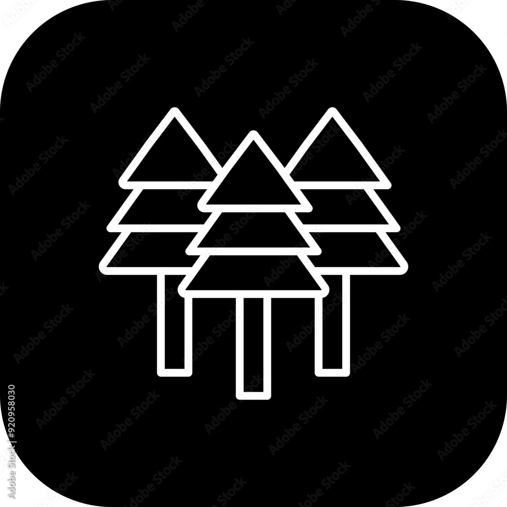 Pine Tree Icon Design Pine Tree Icon Design