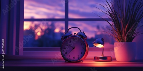 Alarm Clock at Sunset
