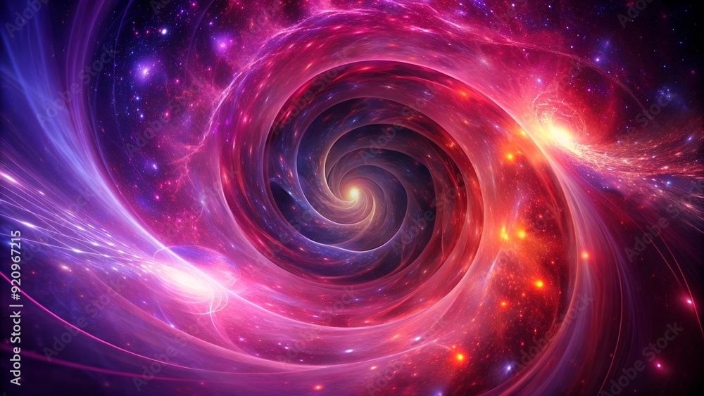 Abstract Technological Background with Dark Purple-Red Tones: A Digital Nebula Generative AI Abstract Technological Background with Dark Purple-Red Tones: A Digital Nebula Generative AI