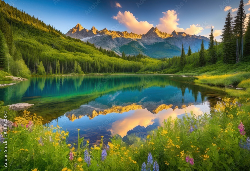 stunning landscape showcasing pristine natural beauty breathtaking views clear skies, nature, scenery, mountains, forests, sky, clouds, sunlight stunning landscape showcasing pristine natural beauty breathtaking views clear skies, nature, scenery, mountains, forests, sky, clouds, sunlight