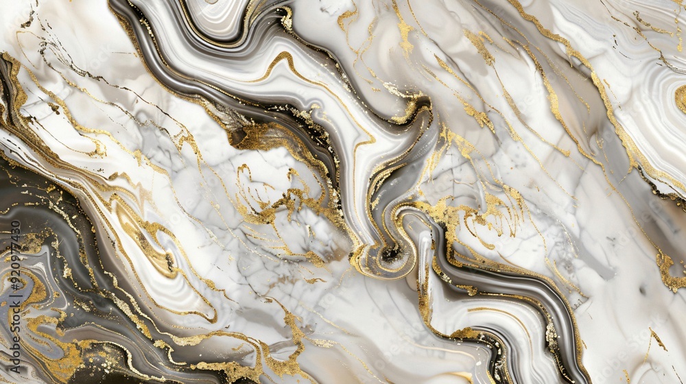 The blend of marble material and golden liquid creates a unique and stylish texture. The blend of marble material and golden liquid creates a unique and stylish texture.