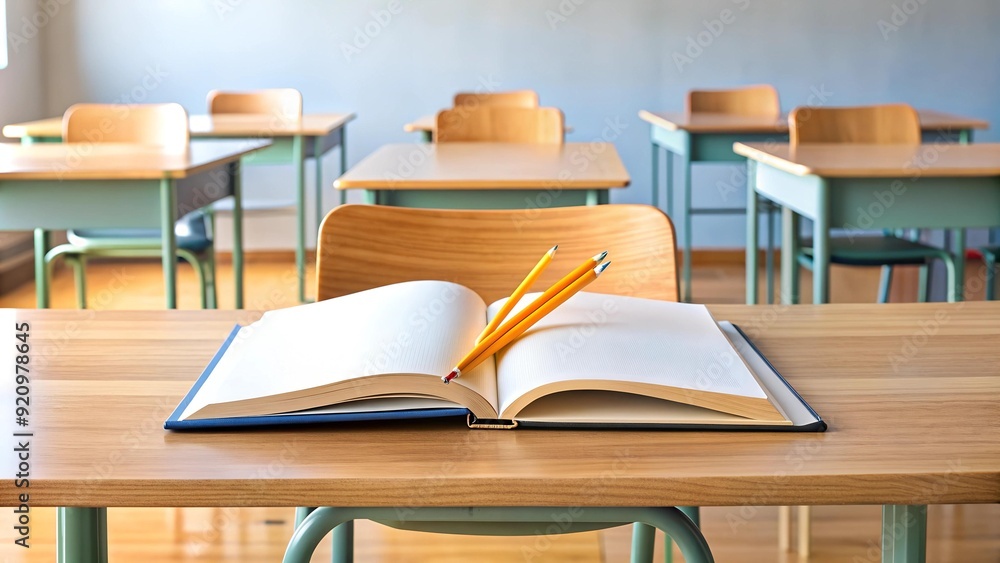 Fototapeta premium A Simple Symbol of Education: The Power of Knowledge and Learning Generative AI