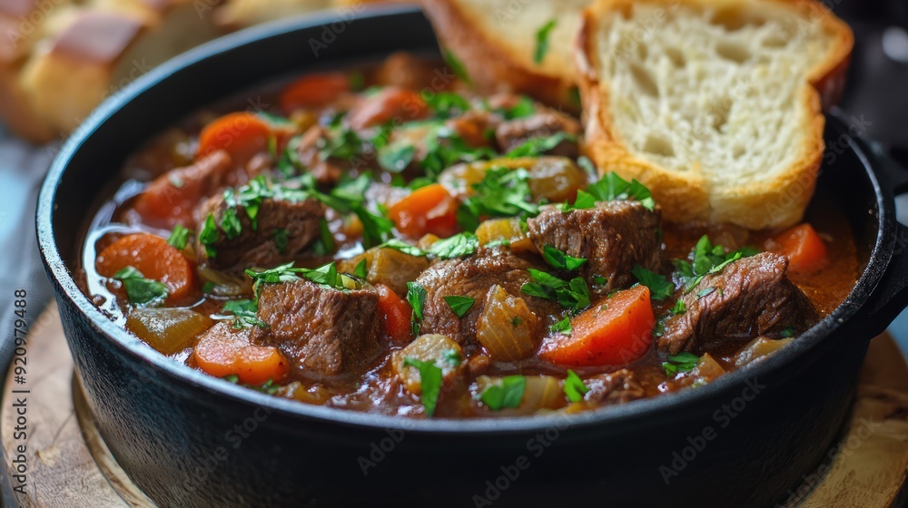 Beef Stew with Crusty Bread Beef Stew with Crusty Bread