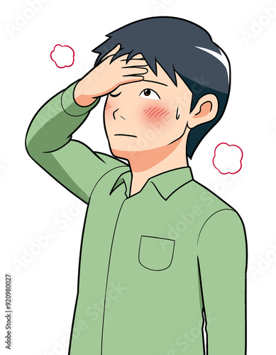 発熱　イラスト