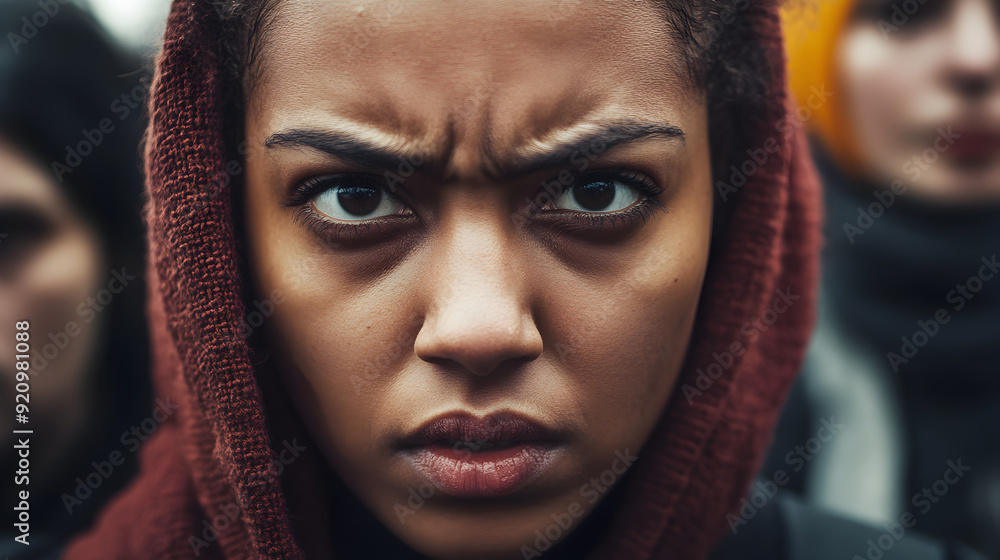 A series of close-up portraits of human rights activists, with intense focus and determination, captured in moments of protest or advocacy.
A series of close-up portraits of human rights activists, with intense focus and determination, captured in moments of protest or advocacy.