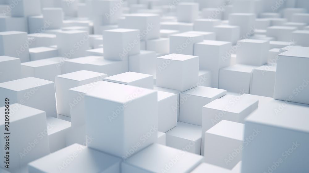 Large number of white cubes arranged in a seemingly random pattern. Cubes Background, Wallpaper. Large number of white cubes arranged in a seemingly random pattern. Cubes Background, Wallpaper.