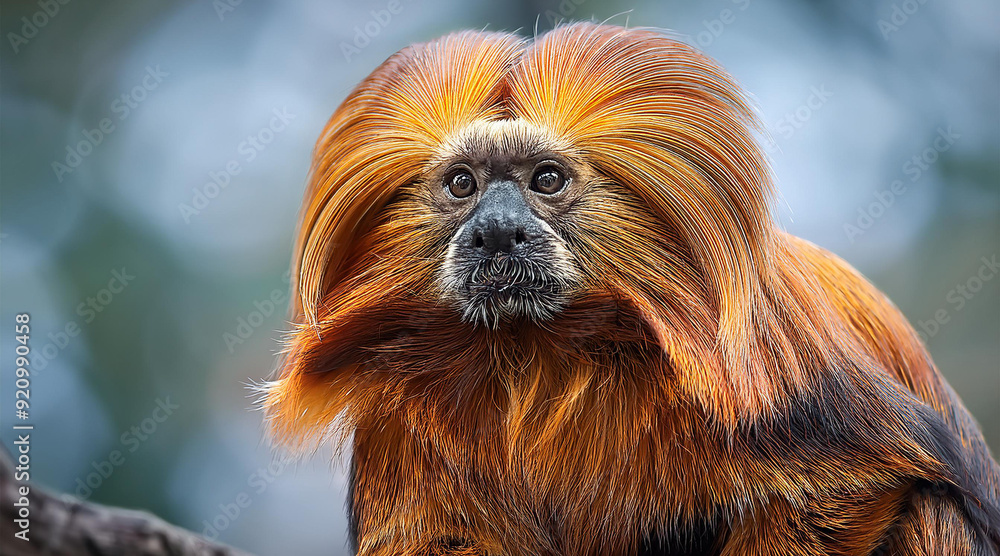 Obraz premium Golden Lion Tamarin Brazil National Animal