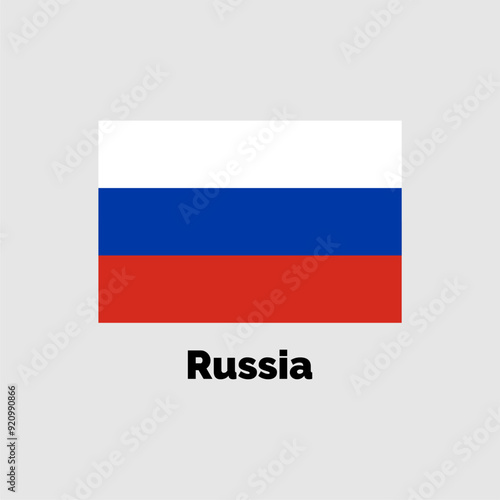 Russia flag design vector illustration on a gray background for graphic and web design. Free Download Russia flag design vector illustration on a gray background for graphic and web design. - GFXLoad