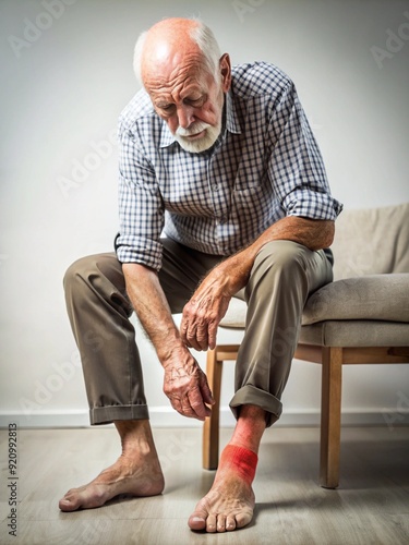 man sitting on a chair