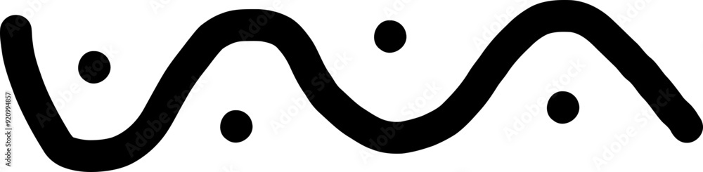 Wavy Line Doodle Wavy Line Doodle
