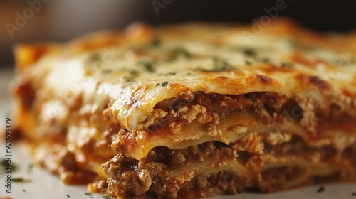 Wallpaper Mural Delicious Lasagna with Melted Cheese Torontodigital.ca