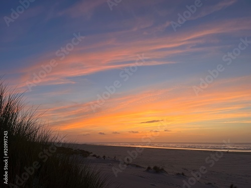 sunset at the beach