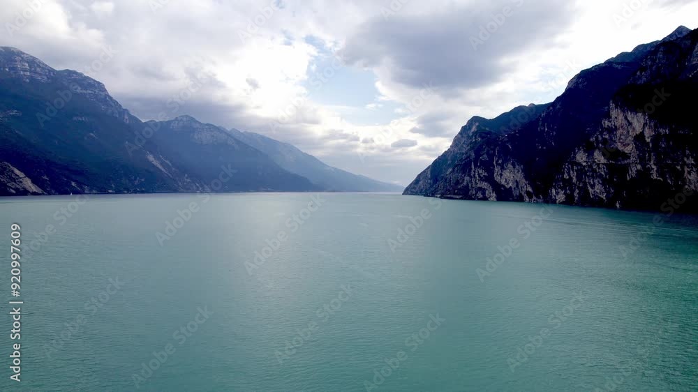 Riva del Garda at Lake Garda in Italy Riva del Garda at Lake Garda in Italy