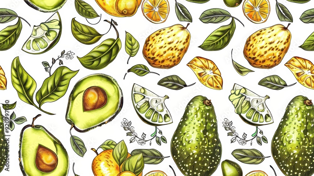 Seamless pattern with colorful avocado halves on a pink background. Bright and whimsical, perfect for fun, trendy, and food-related designs. Seamless pattern with colorful avocado halves on a pink background. Bright and whimsical, perfect for fun, trendy, and food-related designs.