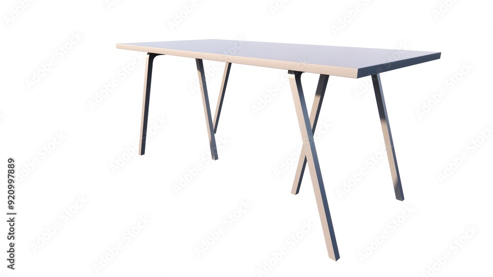 Illustration of a table made of wood for home interiors and to beautify the room on a white background Illustration of a table made of wood for home interiors and to beautify the room on a white background