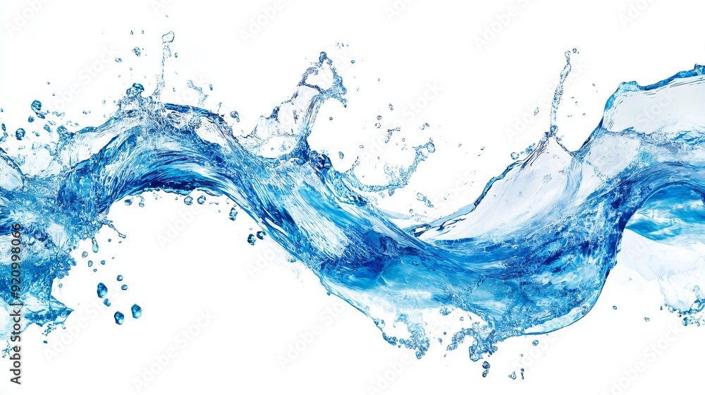 Fluid Dynamics: Elegant Water Splash Fluid Dynamics: Elegant Water Splash