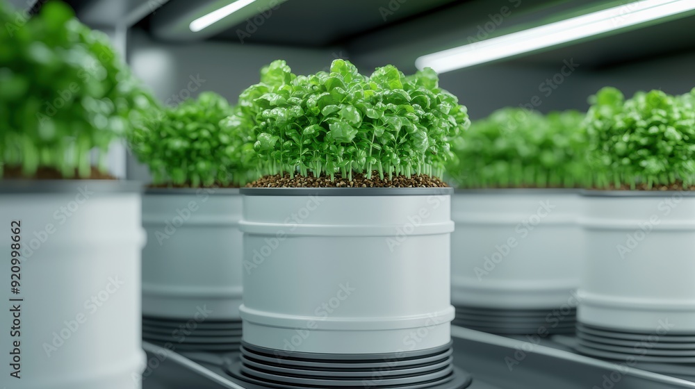 Futuristic Gemstone-Themed Aquaponics System - Modern Agricultural Design Concept with Copy Space, 8K Illustration Futuristic Gemstone-Themed Aquaponics System - Modern Agricultural Design Concept with Copy Space, 8K Illustration