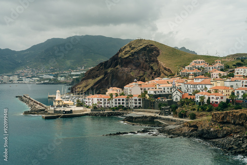 Canical, Madeira Island, Portugal - September 23rd, 2023 - Village bay photo