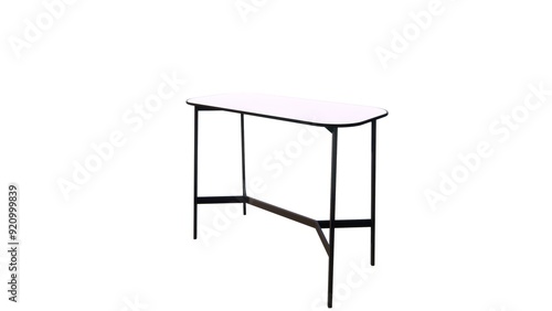 Foto Illustration of a table made of wood for home interiors and to beautify the room