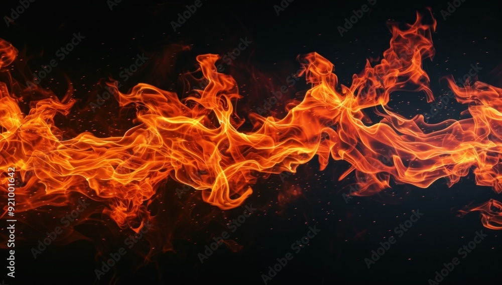 Fire embers particles over black background. Fire sparks background. Abstract dark glitter fire particles lights. bonfire in motion blur Fire embers particles over black background. Fire sparks background. Abstract dark glitter fire particles lights. bonfire in motion blur