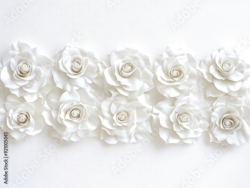White Roses with Gold Centers