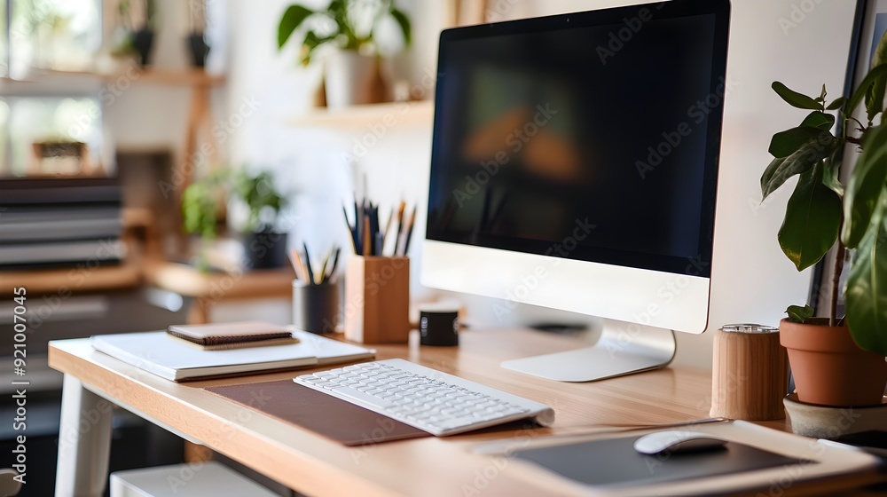 Organized Desk Space for Productive Monday Mornings Organized Desk Space for Productive Monday Mornings