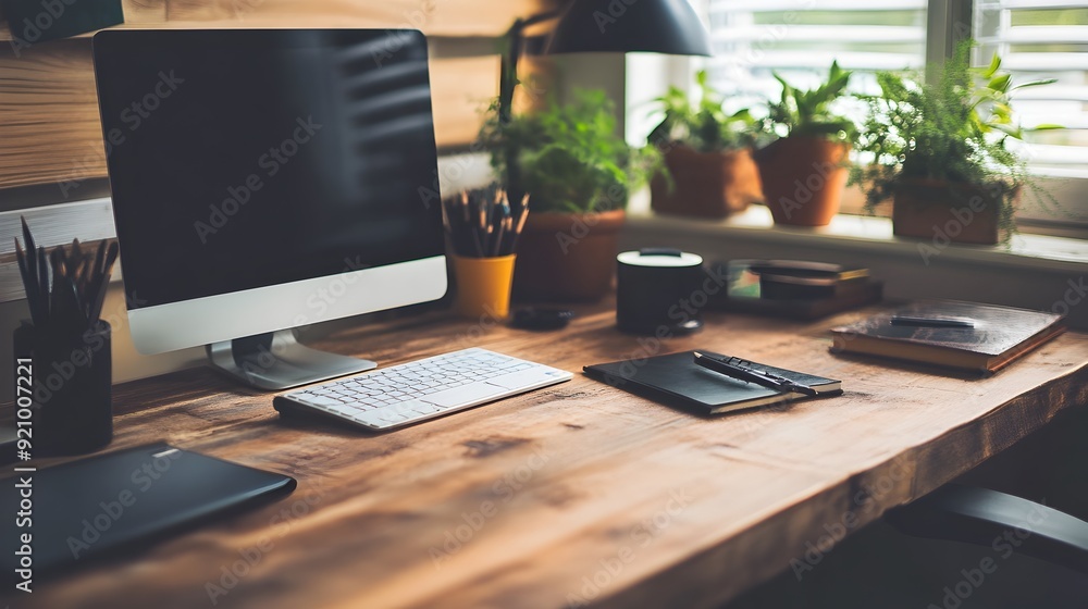 Motivational Office Desk Setup with Quotes for Monday Mornings Motivational Office Desk Setup with Quotes for Monday Mornings