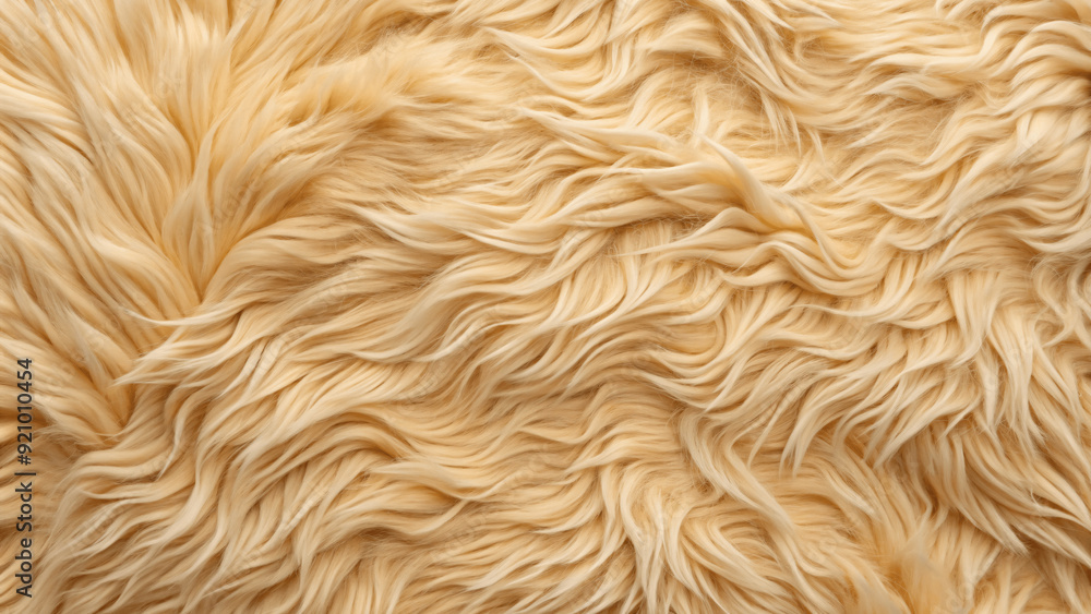 Beige fluffy fur fabric wool texture background Beige fluffy fur fabric wool texture background
