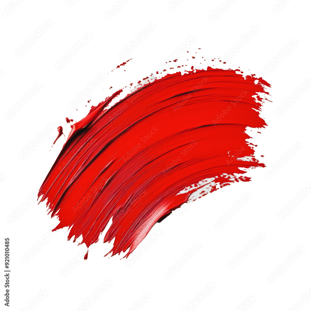 PNG Red paint stroke on a white background PNG Red paint stroke on a white background