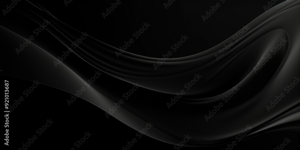 Abstract Black Waves Abstract Black Waves