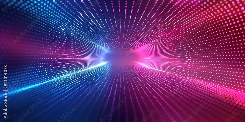 Abstract digital background with glowing lines and dots in blue and pink. Abstract digital background with glowing lines and dots in blue and pink.