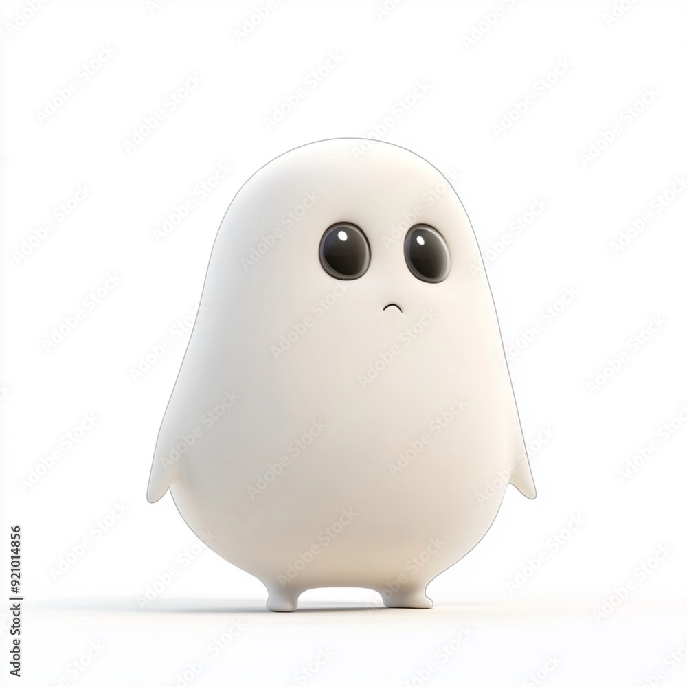 3D Cartoon Cute Funny Ghost 3D Cartoon Cute Funny Ghost