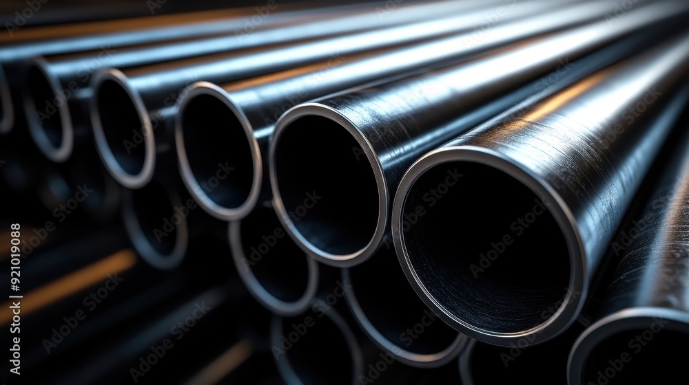 Close-up of Metal Pipes Close-up of Metal Pipes