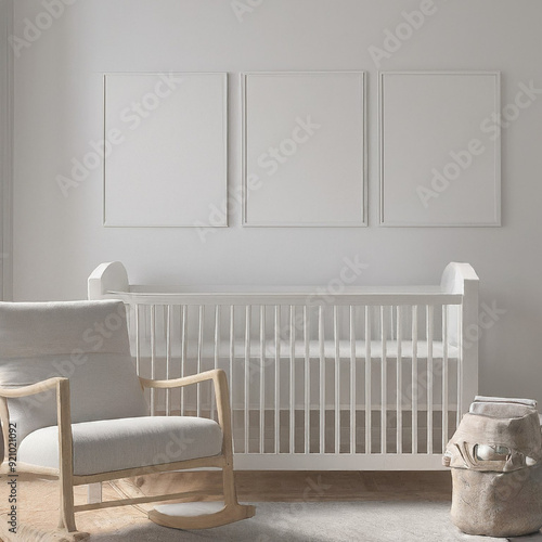 Beautiful interior of nursery