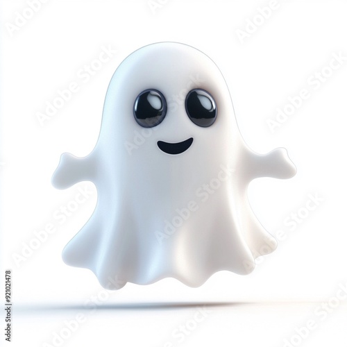 Wallpaper Mural 3D Cartoon Cute Funny Ghost Torontodigital.ca