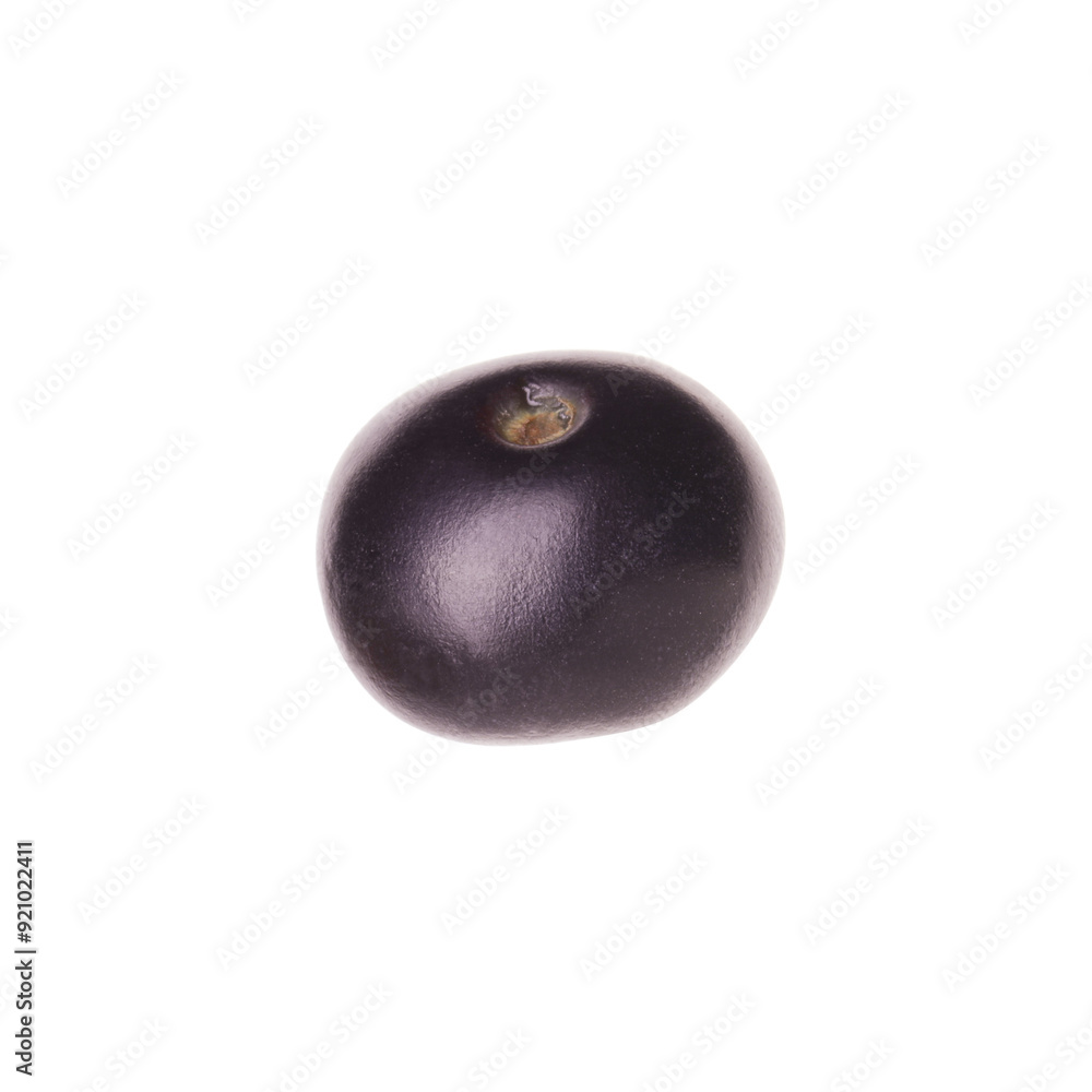 Fresh ripe acai berry isolated on white Fresh ripe acai berry isolated on white