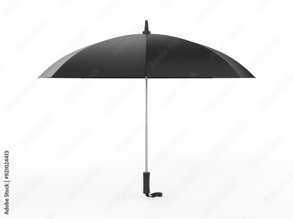 Promotional umbrella for branding blank template 3d render illustration. Promotional umbrella for branding blank template 3d render illustration.
