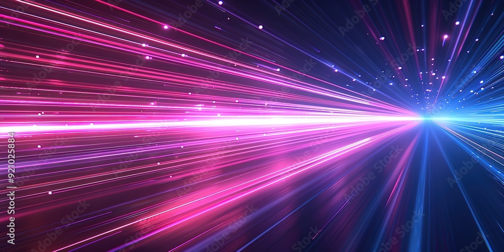 Abstract neon lines converge in a dynamic and colorful burst. Abstract neon lines converge in a dynamic and colorful burst.