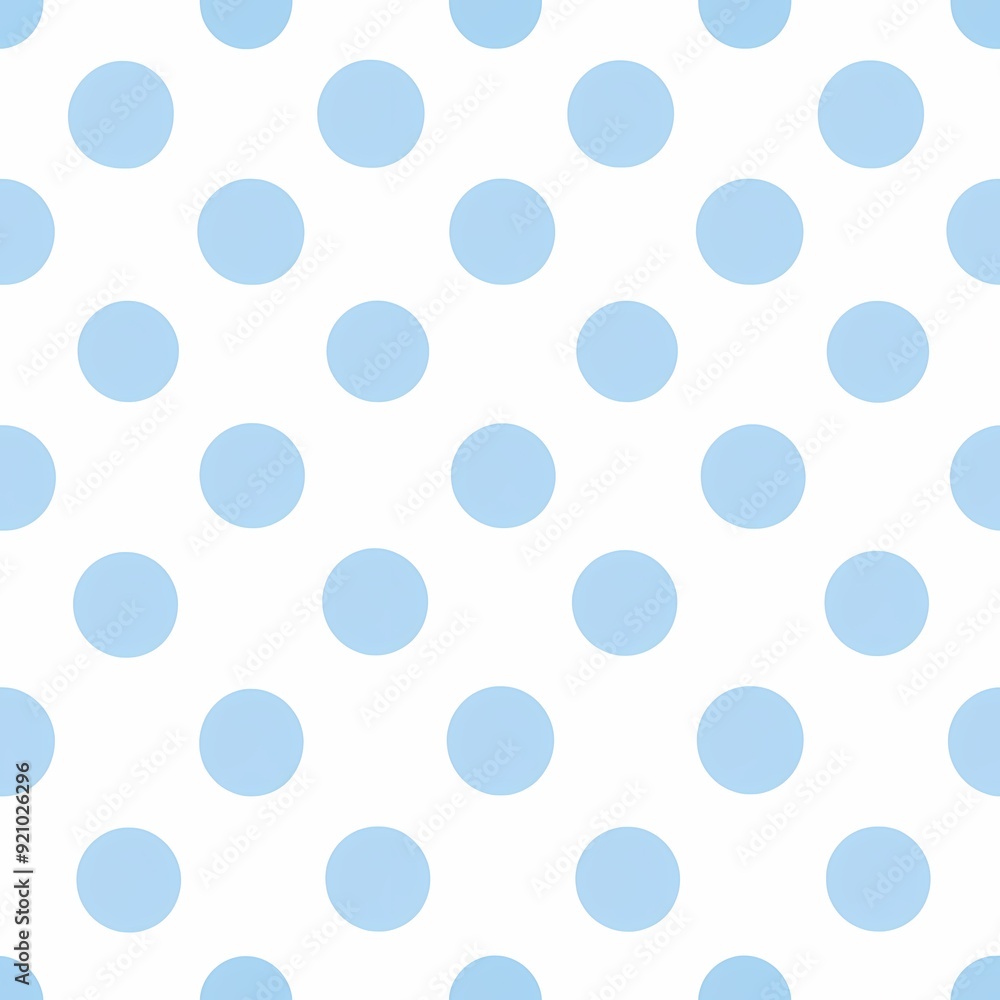Blue Polka Dot Pattern Blue Polka Dot Pattern