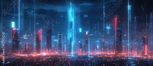 Wallpaper Mural Cyberpunk Cityscape Torontodigital.ca